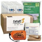 The Sirius 3 Survival Kit & Emergency Preparedness – Food, Water & Shelter for 72 Hours - 5 Year Shelf Life