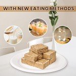 Emergency Food Ration Bars, Survival Tabs Supply for Outdoor Camping Snowstorm Earthquake Disaster Preparedness Kit, Original Flavor 250g & Mushroom Flavor 120g