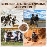 Emergency Food Ration Bars, 3 Boxes Survival Tabs Supply for Outdoor Camping Snowstorm Earthquake Disaster Preparedness Kit