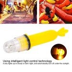 Safety Beacon Light, Boat Flares Kayak Navigation Lights Emergency Flares Warning Flashing Bar Electronic Visual Distress Signal Bait Lure Lamp for Paddles Pontoon Kayaking Marine Pontoon Ship(yellow)