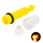 Safety Beacon Light, Boat Flares Kayak Navigation Lights Emergency Flares Warning Flashing Bar Electronic Visual Distress Signal Bait Lure Lamp for Paddles Pontoon Kayaking Marine Pontoon Ship(yellow)