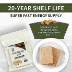 Emergency Food Ration Bars, Survival Tabs Supply for Outdoor Camping Snowstorm Earthquake Disaster Preparedness Kit, Original Flavor 250g & Mushroom Flavor 120g