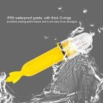 Safety Beacon Light, Boat Flares Kayak Navigation Lights Emergency Flares Warning Flashing Bar Electronic Visual Distress Signal Bait Lure Lamp for Paddles Pontoon Kayaking Marine Pontoon Ship(yellow)