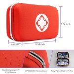 Car First Aid Kits 275Pcs Survival Gear Home Travel Size Small Emergency Kit Tactical Hiking EVA Camping Essentials Backpack Sports Office Boat Urgent Accident