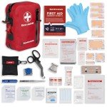 Surviveware 98 Pcs Waterproof Premium Survival First Aid Kit - Survival Emergency Preparedness for Travel Camping Gear, Survival Kit and Outdoor Emergencies - HSA & FSA Eligible Survival Kit