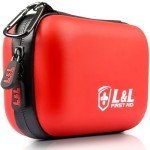 Emergency Kit 120 Piece Travel Car Survival Gear First Aid Kit,Waterproof Emergency Mini First Aid Kit,Portable Small First Aid Kit for Survival Car Travel Office Camping Sports Hiking (Red)