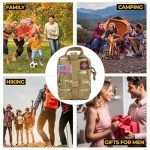 Ultimate Survival Kit 72 in 1, Emergency First Aid Kit for First Aid, Convenient Complete Survival Bag, Complete Lightweight First Aid Kit, Survival Military Camping Gear