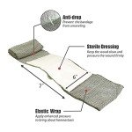 6" Israeli Style Emergency Bandage, Compression Trauma Wound Dressing, Medical Sterile Vacuum Sealed, Combat Tactical First Aid Kit IFAK Supplies, FSA HSA Eligible, 2 Count