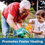 Amazon Basic Care Advanced Fast Healing Hydrocolloid Gel Bandages, Large Adhesive Wound Dressing for First Aid, 2.3 x 3 inches (4 Count)