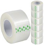 Clear Transparent Medical Tape [Pack of Rolls 6] Clear Surgical First Aid Bandage Tape for Wound Dressing Care - 1 inch x 10 Yds Breathable Latex Free (6)