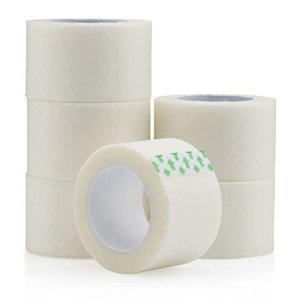 Paper Medical Tape for First Aid Surgical Wound Dressing 1" x 10 Yards [Pack of 6 Rolls] Lightweight Breathable Microporous Self Adhesive Latex Free Hypoallergenic Bandage Adhesion