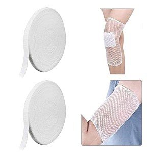 Salmue 10M Fix Net Tubular Bandage Elastic Net Dressing Breathable Tubular Gauze Stretch Bandage First-aid Dressing Wrap Retainer for Wrist Forearm Elbow Wound Dressing's Restraint (3#)