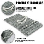 KIWAEZS Israeli Style Emergency Bandage Version A - 6 Inch, Sterile Vacuum Sealed - Combat Tactical First Aid Kit IFAK Supplies - Compression Trauma Wound Dressing, 2 Count