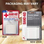 Band-Aid Brand of First Aid Products Tough Wrap Self-Adhesive Bandage Wrap, Elastic & Water-Resistant for Minor Wound Care & Dressing, Flexible Fabric, Lightweight, Durable, 2 in by 2.5 yd