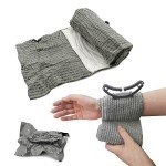 Israeli Emergency Bandage 6 Inch, Vacuum Sealed Medical Compression Bandage,Trauma Wound Dressing, Self-Adhesive Combat Tactical First Aid Kit (6 Inch 4 Pcs)