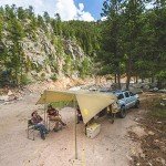 Slumberjack Roadhouse Tarp, Hunting Camping & Overland Shelter, Khaki