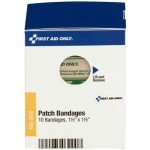 First Aid Only - FAE3000 Patch Bandages, 1 1/2 x1 1/2, 10 Count