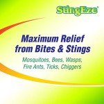 StingEze MAX Bug Bite Relief, Maximum Itch Relief from Bug Bites and Stings, Stops Pain, Relieves Itching, Reduces Infection - 0.5 oz Travel Pen Dauber