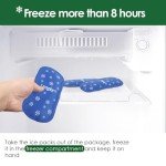 YOUSHARES TSA Approved Ice Packs for Insulin Cooler Travel Case - 2 x 100g Travel Ice Pack for Diabetic Travel Case, Reusable Ice Packs for Medications Keep Cooling