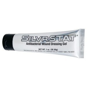 SilvrSTAT First Aid Kit Gel | 32 PPM Silver Healing Wound Dressing Gel | SilverSol Ag₄O₄ Particles | 1 oz