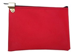 Cardinal bag supplies Medication Zipper Hood Security Bag (Red)
