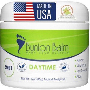 Bunion Balm for Aching Bunions. Natural Hallux Valgus Cream with Arnica Montana & Menthol Salve for Aches, Massage Lotion Crème for Throbbing Feet (Step 1 of a 2 Step Formulation)