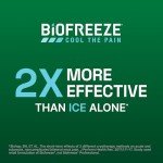 Biofreeze Pain Relief Roll-On, Knee & Lower Back Pain Relief Patch, Sore Muscle Relief, Neck Pain Relief, Shoulder Pain Relief, FSA Eligible, 3 Pack (3 OZ Biofreeze Menthol Roll-On)