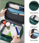 Kilyowa Empty first aid bag, medication storage bag, portable travel medical supplies bag, emergency pill medicine tote bag, outdoor sports Home Office camping survival bag Green