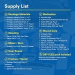 Adventure Medical Kits Ultralight & Watertight Medical Kit .9 - Waterproof Multi-Sport First Aid Kit - Lightweight Medical Kit Includes Bandages, Moleskin, Medication & More