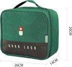 Kilyowa Empty first aid bag, medication storage bag, portable travel medical supplies bag, emergency pill medicine tote bag, outdoor sports Home Office camping survival bag Green