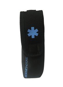 Rescue Shot Case - Epipen Carry Case Fits 2 Epinephrine Auto-Injectors, Medication Not Included (Black)