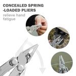 PERWIN Multitool, 22-in-1 Multi-Tool Pliers with Safety Locking, Pocket Knife, Bottle Opener, EDC Equipment With Pocket Clip for Survival, Camping, Hunting and Hiking, Stainless Steel
