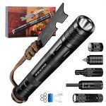 POXIMO All-in-1 Multitool kits, Camping Survival Multi tool Flashlight+Fire Starter+Whistle+Compass+Window Breaker 9 In 1 EDC Gadgets for campers, Hiker, Surviver and Great Gifts for Men