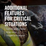 LEATHERMAN, Raptor Rescue, 6-in-1 Heavy-Duty Emergency/Trauma Shears with Carbide Glass Breaker & Strap Cutter, Made in the USA, Utility Sheath Included Red/Black, With Utility Holster