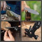 RUSH DEER 16-in-1 Multitool, Gifts for Dad, Hammer Multi tool, Utility Knife Multitools for Men, Survival Gear and Supplies, Christmas Gift for Boy Husbands