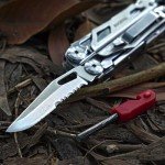 ROCKTOL Multitool, 22-in-1 Multi-tool Pliers with Fire Starter, Emergency Whistle, Glass Breaker, Safety Locking and Nylon Sheath for Survival, Camping, multitool for men