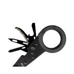 SOG ParaShears Lightweight Backcountry Stainless Steel Multi-Tool, 11 Tools | Compound Leverage Technology, Black