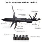 KINGMAX Pocket Knife,Multitool Tactical Knife with Blade,Saw, Plier, Screwdriver, Bottle Opener,Folding Knife Built with Full Stainless Steel,Perfect Tool for Men,Camping,Emergency,Outdoor,Daily Use.