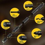 Tactical Pen Gifts for Men, Multitool Pen with Self Defense Tip, Ballpoint+Firestarter+Compass Whistle+Multi-Tool Head, Cool Gadgets for Men, Tactical Survival Gear for Camping and Hiking
