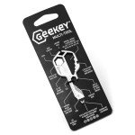 Geekey Multi-tool | Original Key Shaped Pocket Tool | Stainless Steel Keychain Utility Gadget | 16+ Tools | TSA Safe Multitool | Gift for Christmas, Men, Women, Valentine's, Birthday, Father