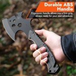 PERWIN Camping Axe, Survival Hatchet with Sheath, Multitool Axe, Camping Gear Must Haves for Outdoor Activities, Woods Split and Everyday Tasks…