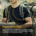 Tactical Pen - Self Defense Pen with Flashlight - Tactical Flashlight Multi Tool Survival Pen + Glass Breaker + Bottle Opener in Gift Box for Men & Women