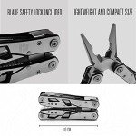Multitool Plier - 12 In 1 Stainless Steel Pocket Multi Tool With Durable Sheath For Camping, Survival Gear - Safety Locking Camping Accessories With Cutter, Bottle Opener, Screwdriver by Hayvenhurst
