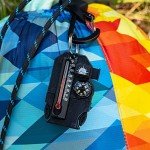 Sun Company Outsider - 4-in-1 Survival Multi-Tool | Compass, Thermometer, Whistle, and Fire Starter in a Compact Zipper Pull | Outdoor Gadget for Backpacking, Camping, or Survival Situations