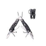 MINI Multitool Pliers, Birthday Christmas Gifts for Men Boyfriend Dad Husband Women, Pocket Knife 14-In-1, Rugged and Practical Portable Computer and Bike Gadgets, Black Camping and Survival Tools