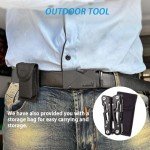 MINI Multitool Pliers, Birthday Christmas Gifts for Men Boyfriend Dad Husband Women, Pocket Knife 14-In-1, Rugged and Practical Portable Computer and Bike Gadgets, Black Camping and Survival Tools