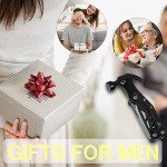Multitool Hammer Folding Survival Tool: 14 in 1 All One Multi Mini Small Gadget - Camping Hiking Car Multifunctional Stainless Pliers Knife For Men Dad Cool Gifts
