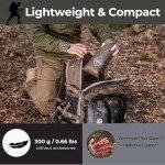 Onewind Ultralight Shelter, Solitary Shelter Tent Emergency Survival Shelter Lightweight Shelter Poncho Buschcraft Rain Poncho for Camping, Hiking and Backpacking, OD Green