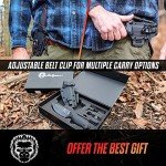 Holtzman's Gorilla Survival 'Bloodline' Full Tang 1095 High Carbon Steel Fixed Blade Survival Knife with Kydex Sheath