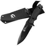 CuCut Survival Knife, Fixed Blade Knife with Sheath for Beginners, EDC 4-Inch Small Knife, High Grade Stainless Steel Gift Knife, Good for Carving, Camping, Fishing, Survival, Outdoor